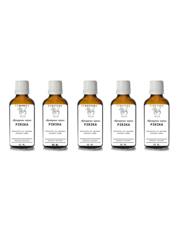 Tinktura od pirike (pirevine) /Agropyrum repens/ 50 ml - 5 komada