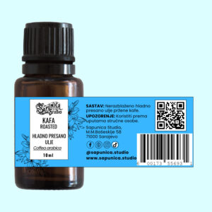 Eterično ulje hladno presano ulje pržene kafe - Coffea arabica 10 ml