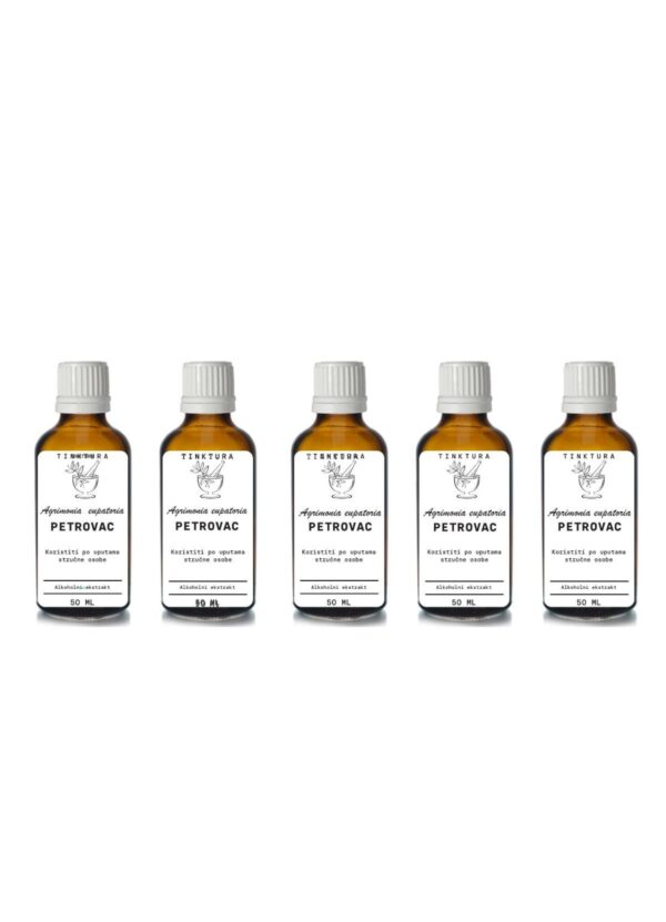 Tinktura od petrovca (ranjenika) /Agrimonia eupatoria/ 50 ml - 5 komada