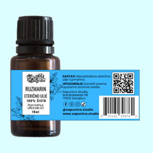 Eterično ulje ruzmarina - Rosmarinus officinalis 10 ml