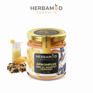 Herbamed apikomplex, med za imunitet i energiju 250g