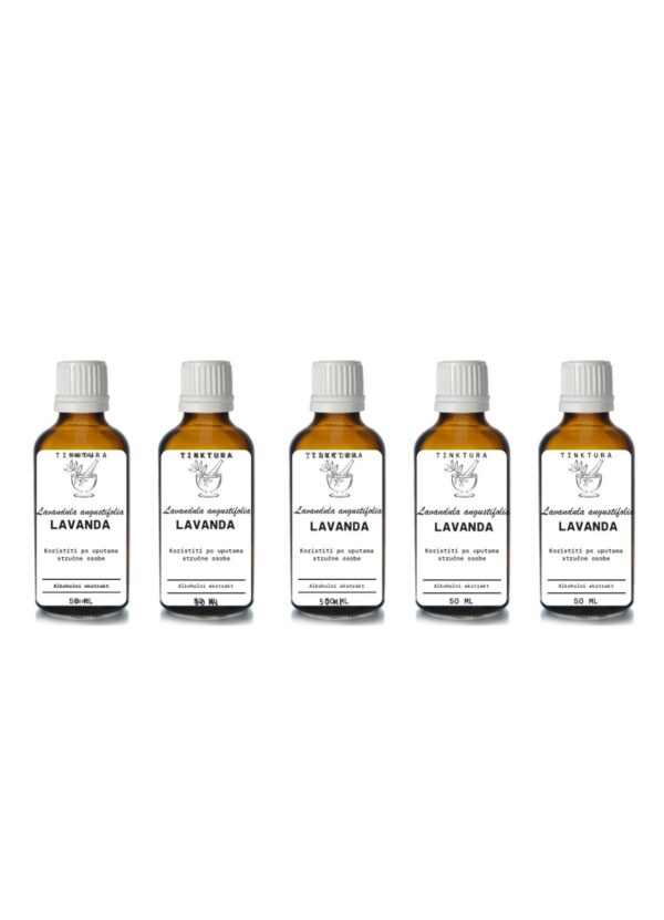 Tinktura od lavande /Lavandula angustifolia/ 50 ml - 5 komada
