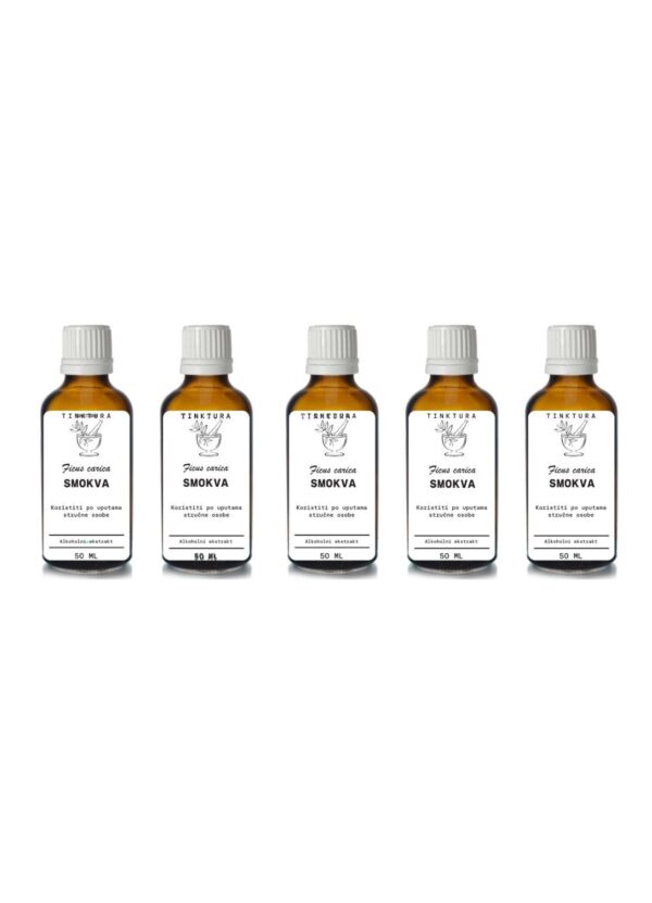 Tinktura od smokve /Ficus carica/ 50 ml - 5 komada