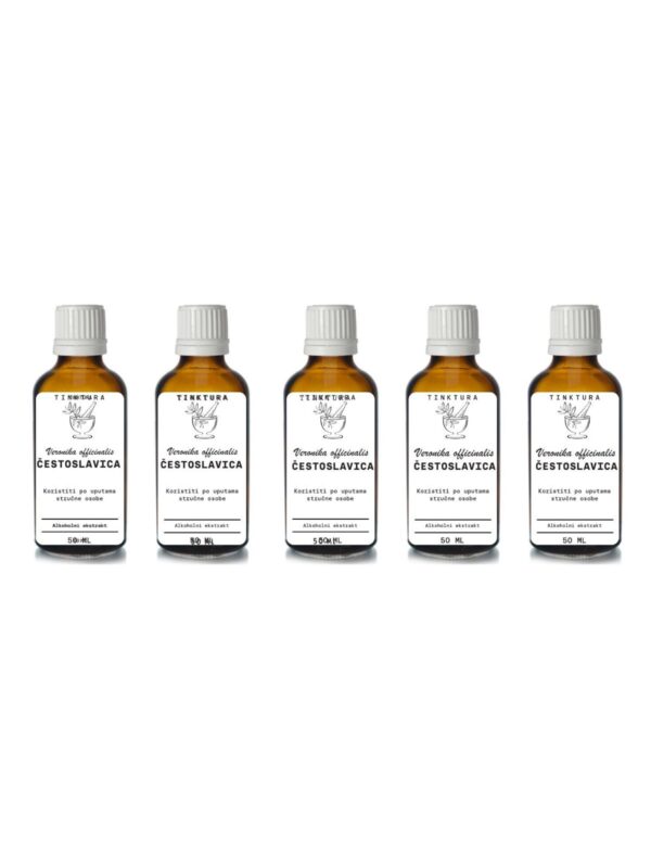 Tinktura od čestoslavice /Veronika officinalis/ 50 ml - 5 komada