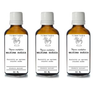 Tinktura od majčine dušice /Thymus serphyllum/ 50 ml - 3 komada