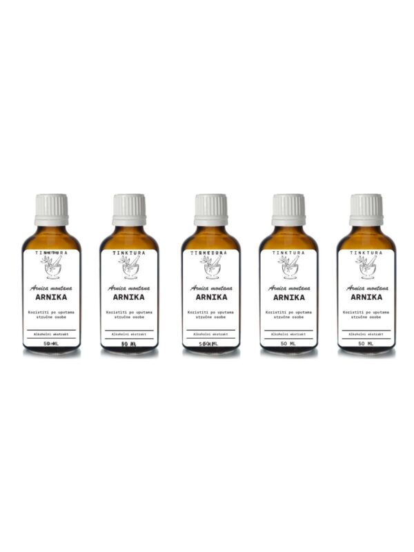 Tinktura od arnike - cvijeta /Arnica montana/ 50 ml - 5 komada